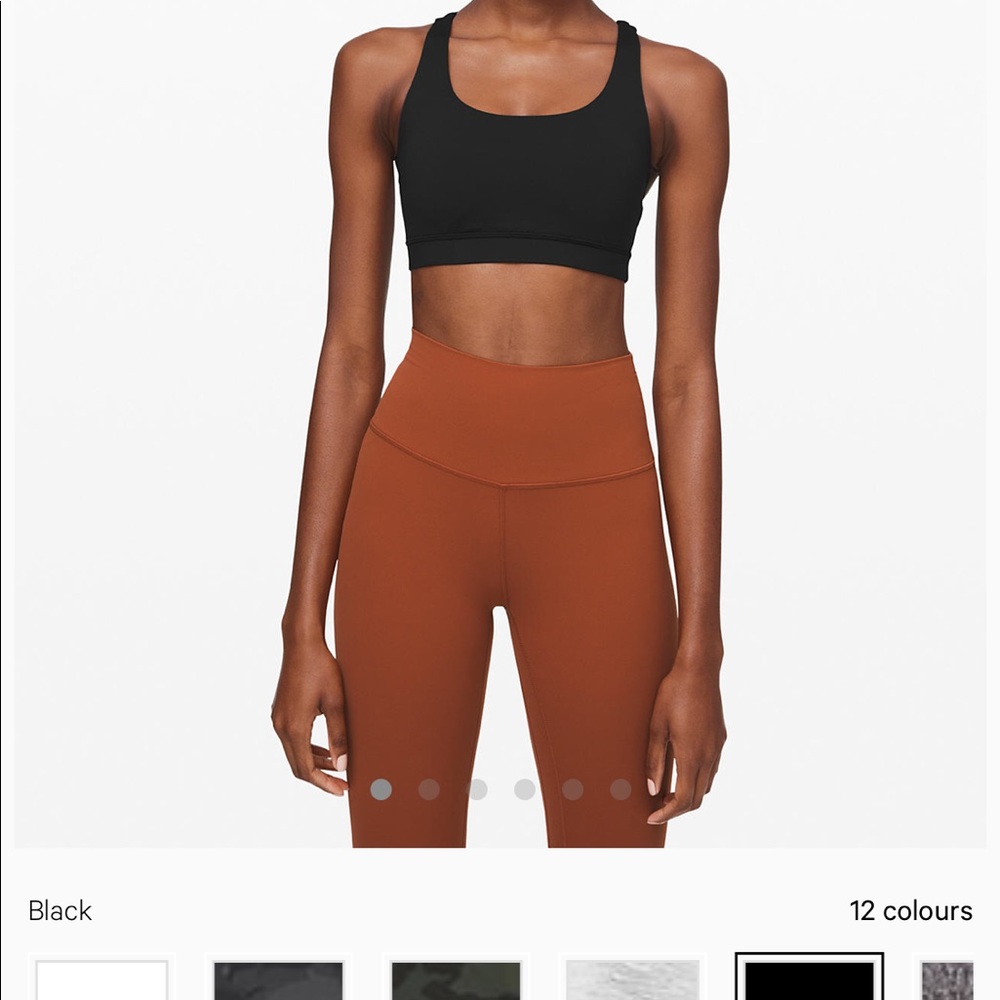 Lululemon Energy Bra - Navy Blue size 8